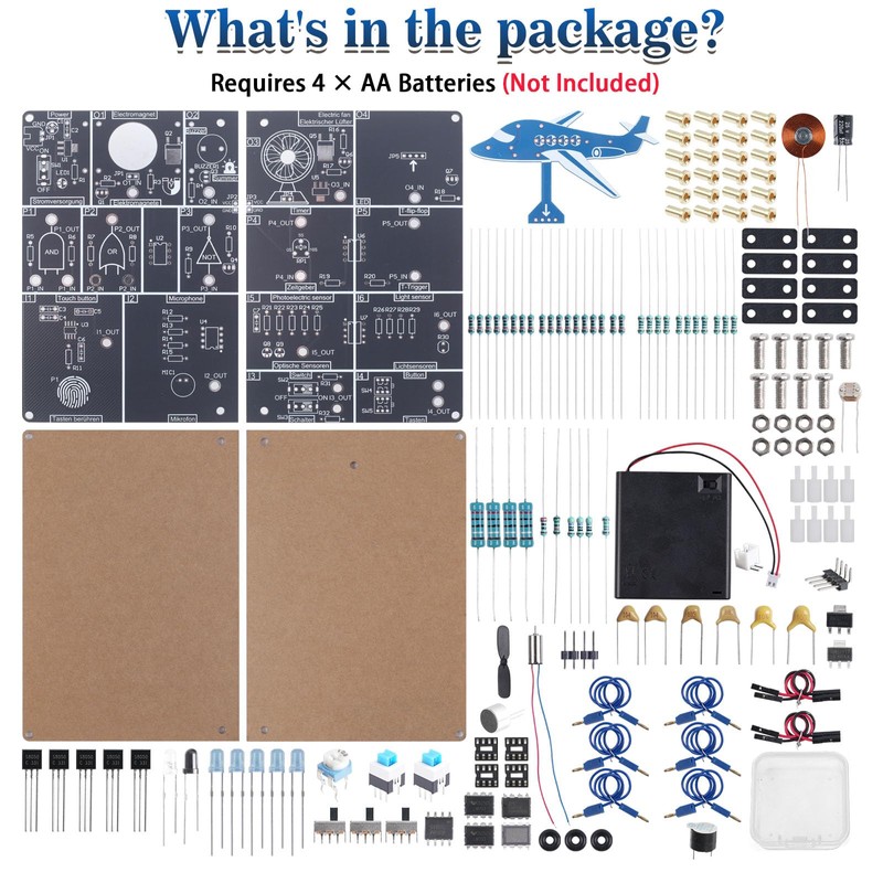 Lumenrix DIY Electronics Learning Board Soldering Project Kit, Circuit Experiment