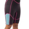 Trespass Girls Short Wetsuit Short with Back Zipper Posie Dark