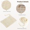 100 bolsas protectoras de jabón de sisal con cordón, bolsas