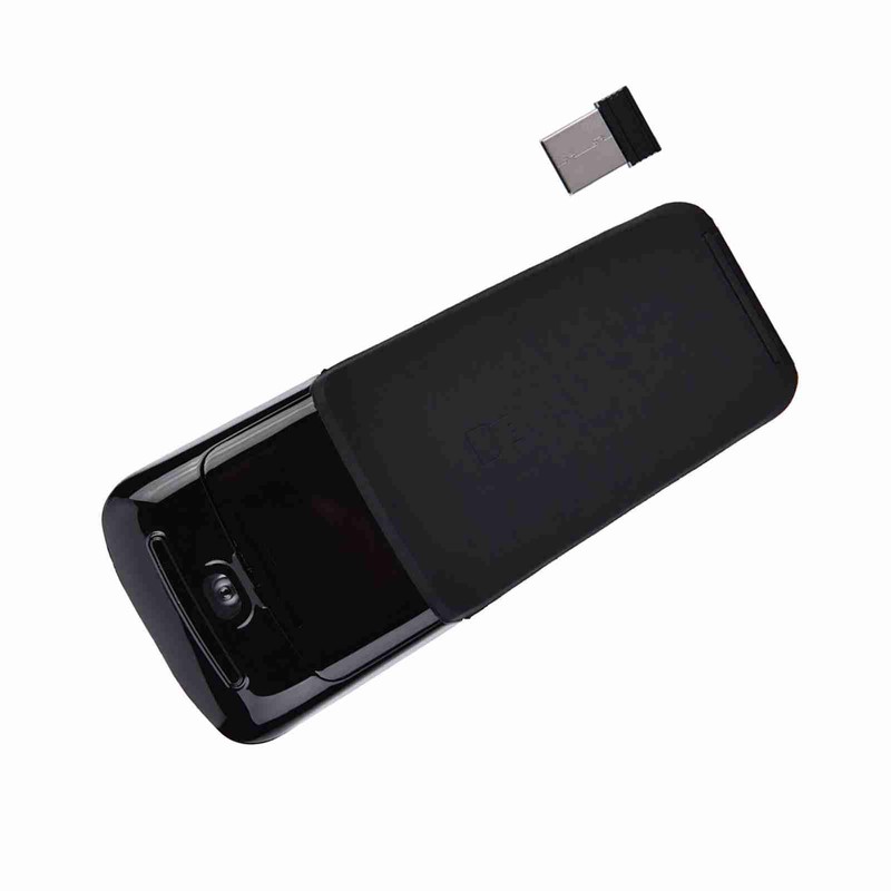 2.4GHz Foldable Wireless Arc Touch Mouse Mice USB Receiver For