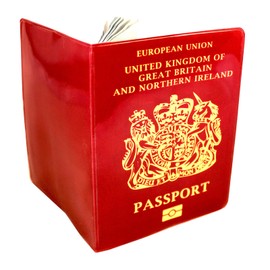 (30+ Designs) Passport Cover Holder Protector Wallet Case Mens Womens for Travel Holiday & Luggage Tag Options (UK Standard Passport)