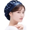 COCOSILK Night Cap, Silk, Simple Type, For Sleeping, Silk Cap,