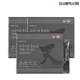 Seoul Pharmacist Credit Union Premium Red Ginseng Extract Cheonmyeong Stick Gold 30 sachets 3 sets / 서울약사신협 프리미엄 홍삼정 천명스틱 골드 30포 3세트