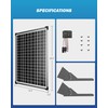 ZUMI Gate Opener Solar Panel, 30W Solar Panel for Automatic