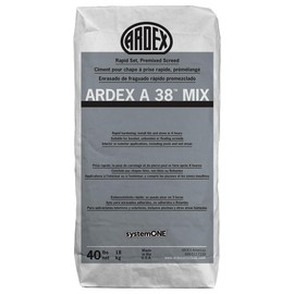 ARDEX A 38 Mix Rapid Set Screed- High Strength Premixed Cement - 40 lbs (18 kg) Bag, 38469