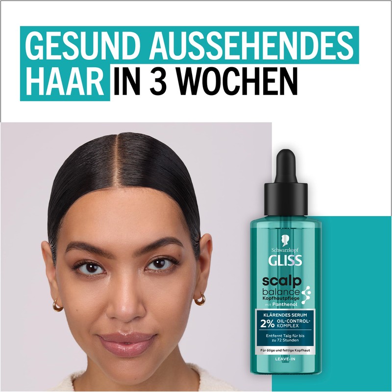 Gliss Scalp Balance Clarifying Serum (100ml) Hair Serum with Panthenol