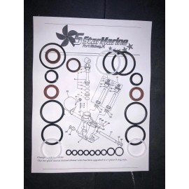 FiveStar Marine Highest Quality Seal kit Yamaha 115-250hp 1997 & Up Fast Strike 64E-4384J-00-0
