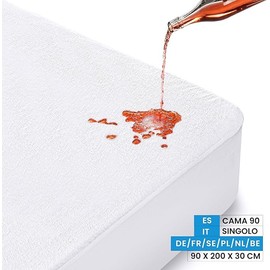 Utopia Bedding 100% Waterproof Mattress Protector, Breathable, Hypoallergenic Mattress Topper