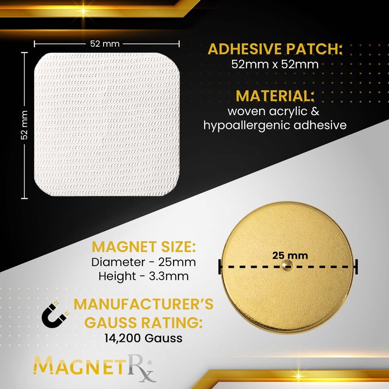 MagnetRX® Magnetic Dots Set - Ultra Strong Magnets - Large