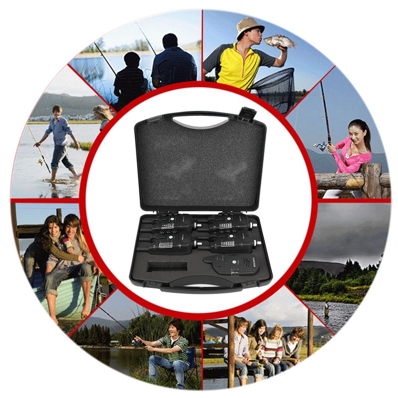 ABS LED Fishing Electronic Fish Bite Alarm Finder Sound Alert