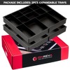 ONREVA Tool Box Organizer Tray Divider Set, Expandable Large Toolbox