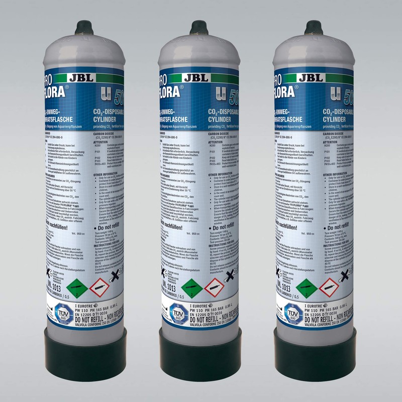 JBL ProFlora u500 2 (CO2 Vorratsflasche) 3 Stück
