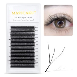 Blister Masscaku Prearmado Volumen 3d W Shape 8-15mm Mix