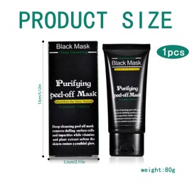 Blackhead Remover Mask, Activated Carbon Stripping Peel Off Mask, Deeply Cleanses Face, Nose, Blackheads, Pores And Acne Blackhead Remover, Suitable For Both Men And Women And All Skin Types