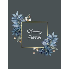 Wedding Planner: ~ Wedding Reception Planning Journals and Notebooks with Timeline Pages and Budget Planner (Dark Floral Edition)