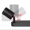 SGGSHENNAN Adjustable Spotlight Ceiling Light Fixture 3 Light Gu10 Track
