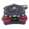 Tripod Head Leveling Base Camera Leveler Aluminum Alloy 3/8 Inch