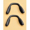 Kygear 2 Pairs Black Silicone Replacement Nose Piece Compatible with