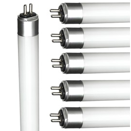 Diodesy- Pack of 6 T5/LED/BPD/4’/25W/40K T5 High Output LED Ballast Bypass Tube Light, Shatterproof Dual-End Powered, F54T5/HO Fluorescent Replacement, 4000K Cool White, 25W, 3500LM, G5 Mini Base, UL
