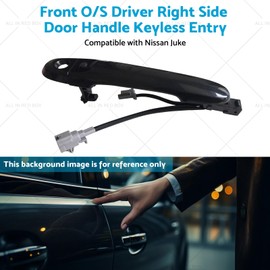 MAX COOL Front Driver Right Side Door Handle Keyless Entry Suitable for Nissan Juke 2010-2019