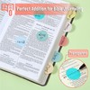 Mr. Pen- Transparent Sticky Note Set, 560Sheets, Colorful, Round Transparent