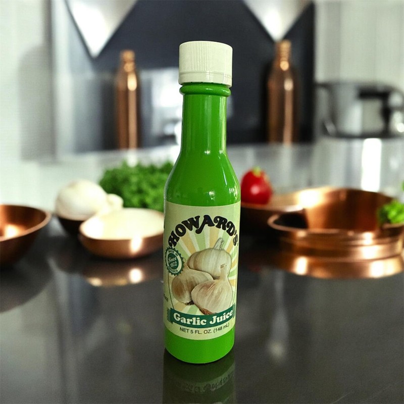 Howard’s Garlic Juice, 5 fl oz | Pure Liquid Garlic