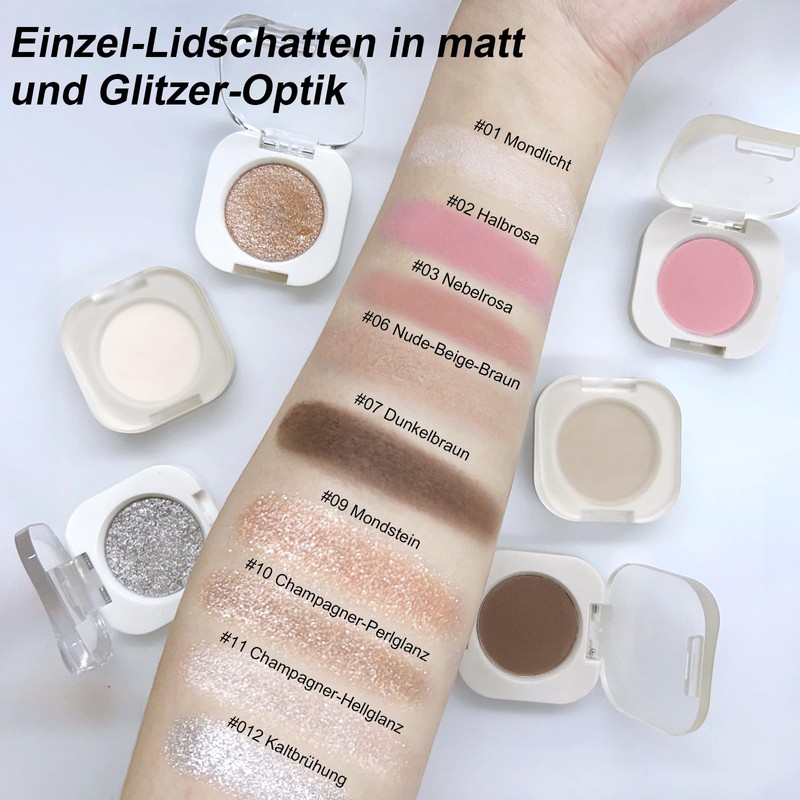 Jutqut Nude Matt Eyeshadow Palette, Single Nude Eyeshadow Palette, #01