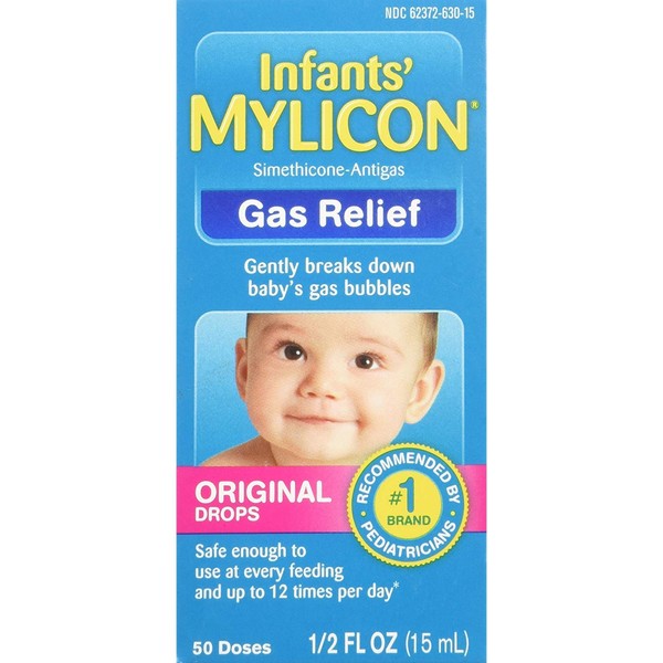 Mylicon Infants' Gas Relief Original Drops - .5 oz, Pack of 3