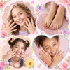 Kids Nail Polish Set, 18 Colors Non Toxic Water Based