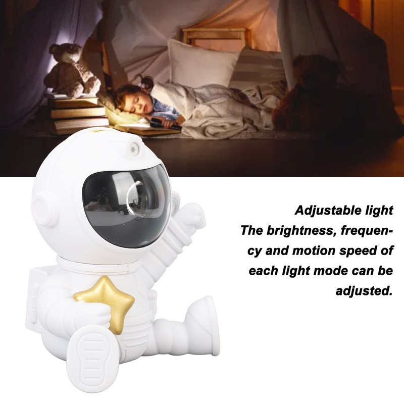 Spaceman Star Projector Night Light LED Remote Control Projection Lamp