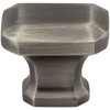 Jeffrey Alexander 165NI Ella 1-1/4" L Emerald Cut Cabinet Knob