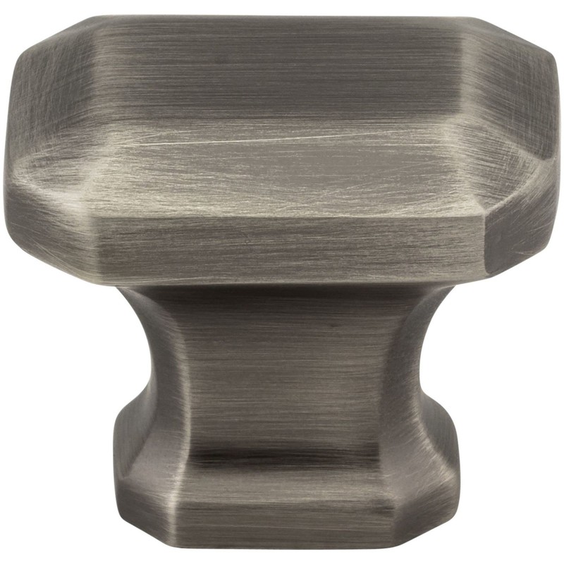 Jeffrey Alexander 165NI Ella 1-1/4" L Emerald Cut Cabinet Knob
