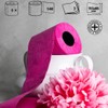Pink Toilet Paper 3-Ply 6 rolls Pack 140 Premium Quality