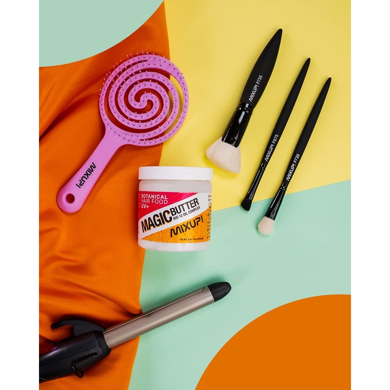 Mixup! 3D Soft Touch Hair Brush Orange