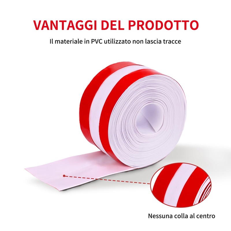 3 Piece Waterproof Sealing Tape Set, 3 Soft Skirting Board