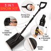 VaygWay 3 in1 Snow Shovel Kit- Premium Quality Portable Collapsible