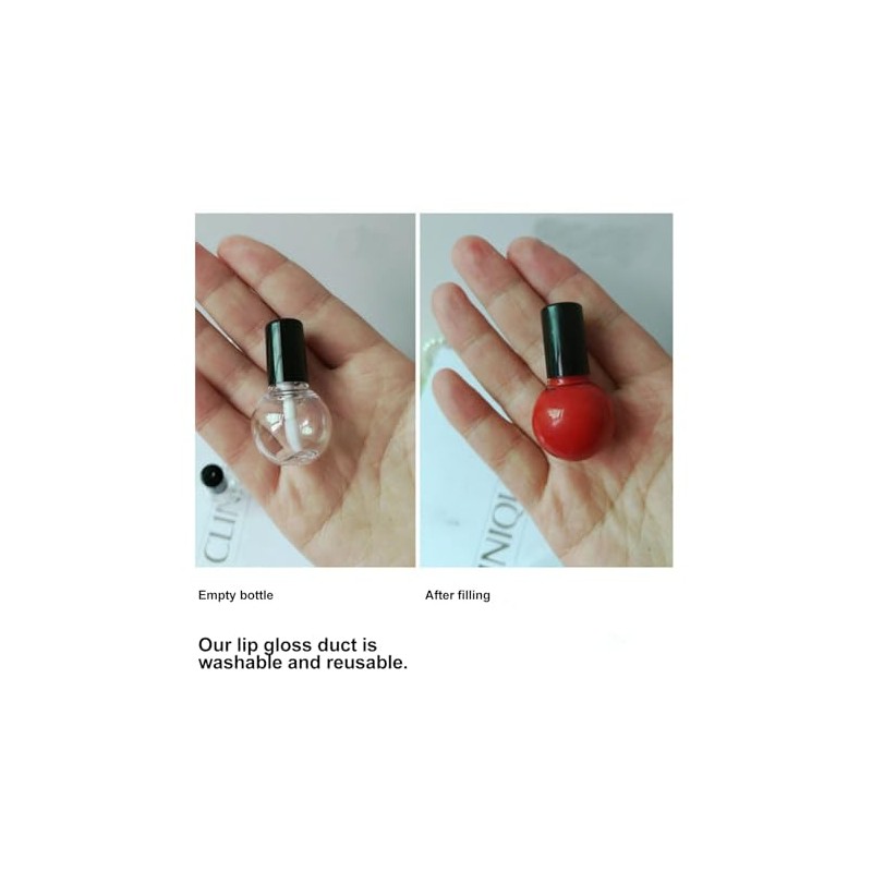 Villcase Tubo Brillo Labios Bálsamo Labial Envase Cosmético Vacío Piezas