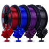 ZIRO 4 Packs Glitter 3D Printer Filament, Twinkle and Diamond