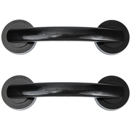 Housoutil No Drilling Shower Handle, 2PCS Powerful Suction Cup Bathroom Handles, Glass Door and Window Grab Bar for Bathroom Sliding Doors, Cabinets, Wardrobes