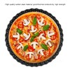 QANYEGN Carbon Steel Pizza Mold Tray, Round Pizza Tray for