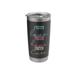 Foster Care Hope Love Parent Adoption Matching Family Stainless Steel Insulated Tumbler