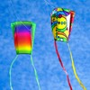KOKOSUN Frameless Soft Kite, Colorful Parafoil Kite with Long Tail