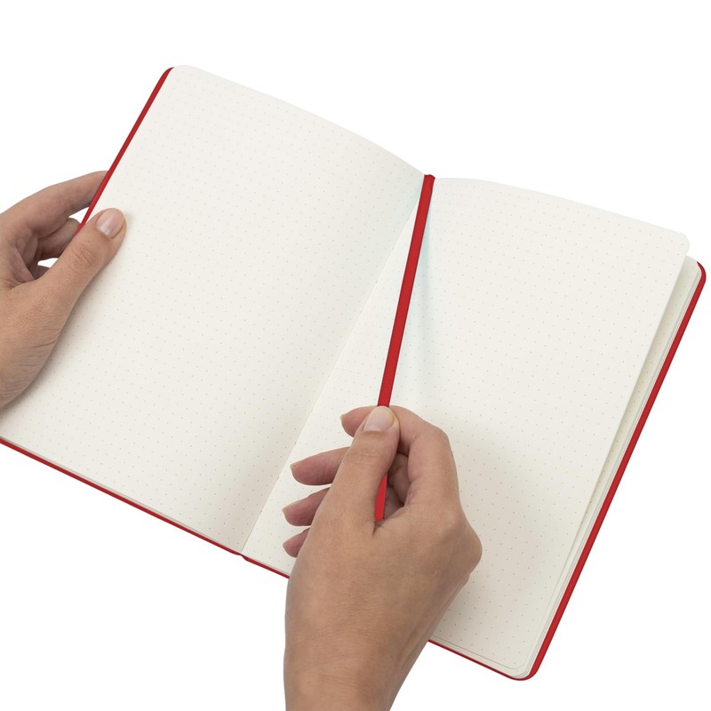Bullet Journal A5 Dotted Notebook with Faux Leather Hardback Cover