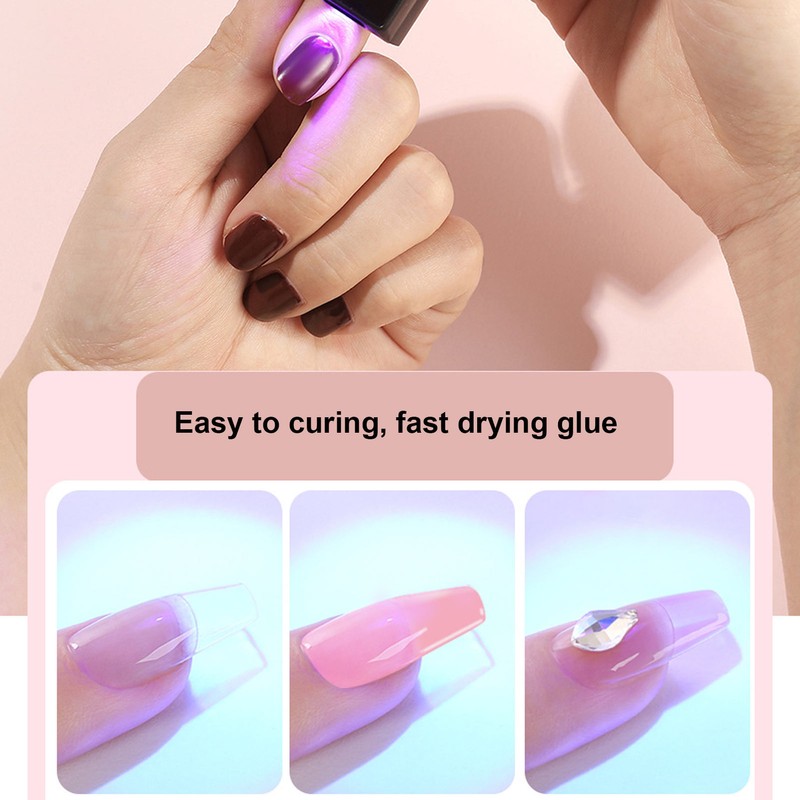 2 in 1 Nail Polisher Pen with Nail Curing Light