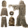 MOPHOTO 5 in 1 Ghillie Suit, 3D Camouflage Hunting Apparel