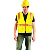 OccuNomix LUX-XTRNSM-Y5X Classic Solid Front Mesh Back Two-Tone Surveyor Vest,