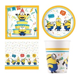 Budget Gifts Minions Rise Of Gru Party Pack For 8 Guests