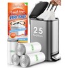 2.5 Gallon/10 Liter 100 Counts Strong Drawstring Trash Bags Garbage