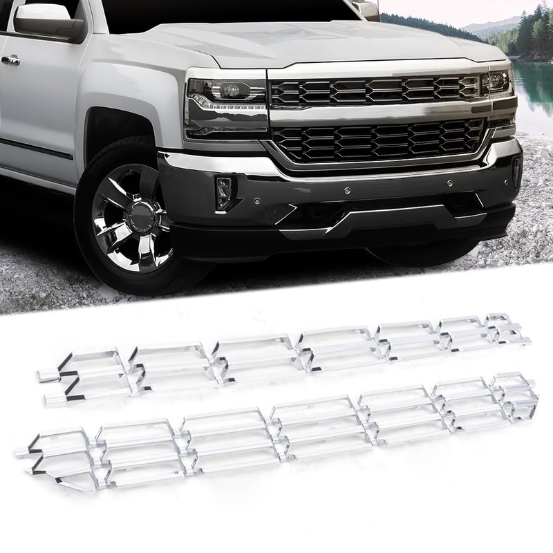 G-PLUS Front Upper & Lower Grille Insert Snap On Insert