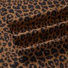 LifeTB Leopard Sheets Set 4 Piece Brown Leopard Cheetah Printed